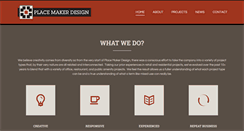 Desktop Screenshot of placemakerdesign.com